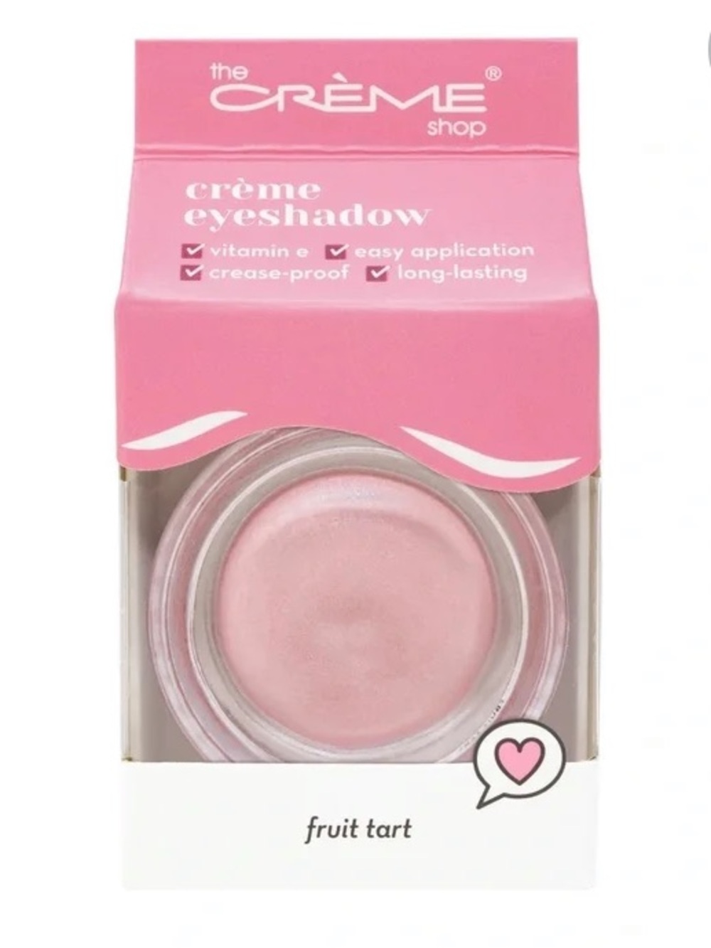 The Crème Shop Fruit Tart Crème Eyeshadow - Soft Pink Shimmer